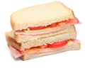 Ham, Cheddar & Tomato Bloomer Sandwich | Takeaway