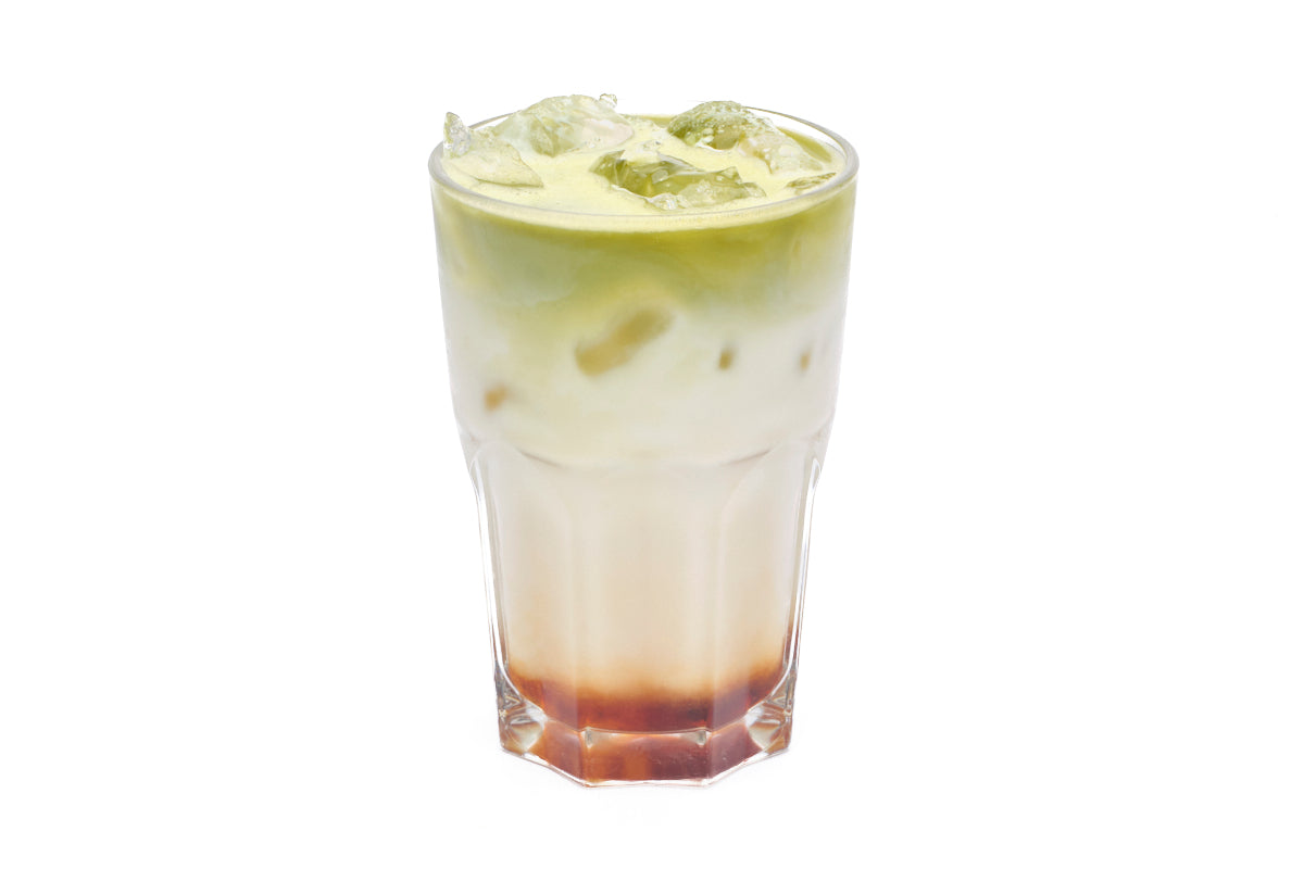 Spiced Biscuit & Caramel Matcha ICED Latte - Dine In
